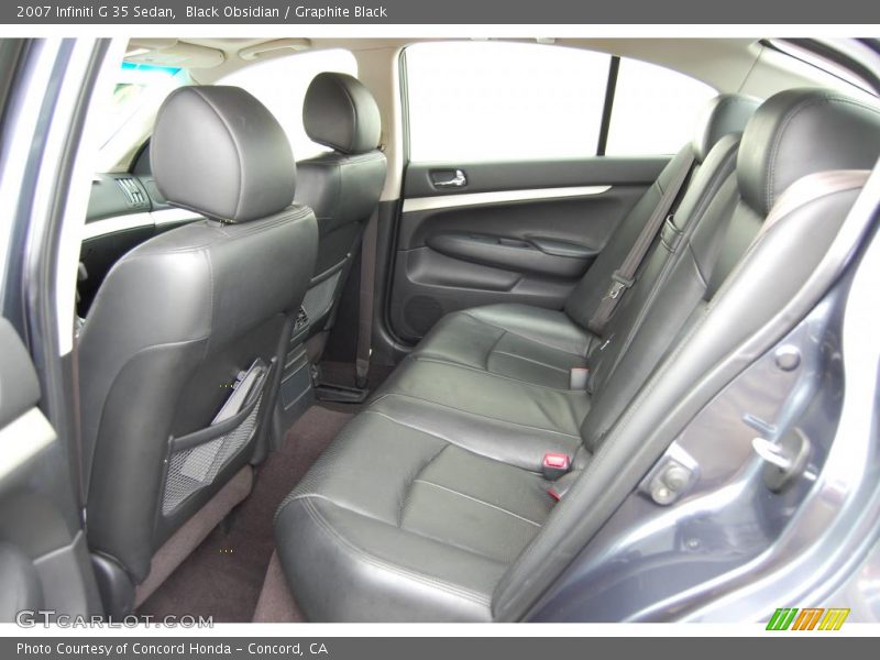 Black Obsidian / Graphite Black 2007 Infiniti G 35 Sedan