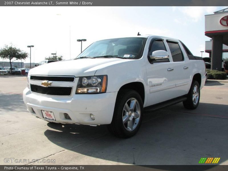 Summit White / Ebony 2007 Chevrolet Avalanche LT