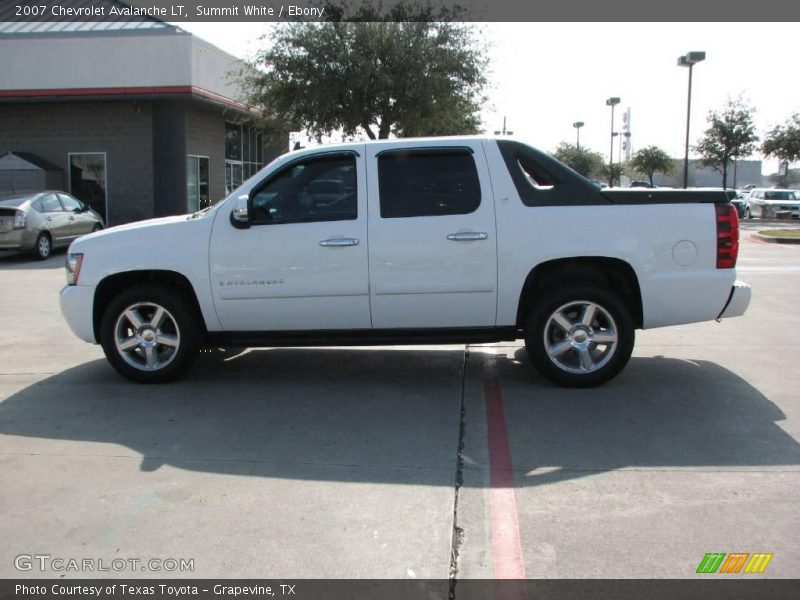 Summit White / Ebony 2007 Chevrolet Avalanche LT