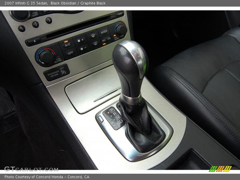 Black Obsidian / Graphite Black 2007 Infiniti G 35 Sedan