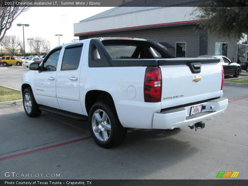 Summit White / Ebony 2007 Chevrolet Avalanche LT