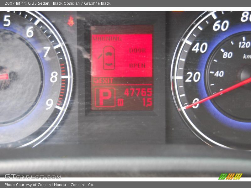 Black Obsidian / Graphite Black 2007 Infiniti G 35 Sedan