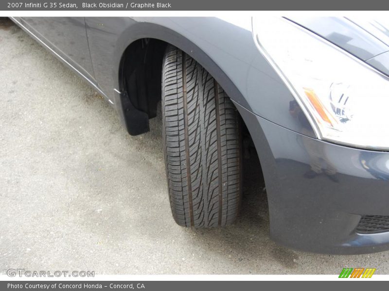 Black Obsidian / Graphite Black 2007 Infiniti G 35 Sedan