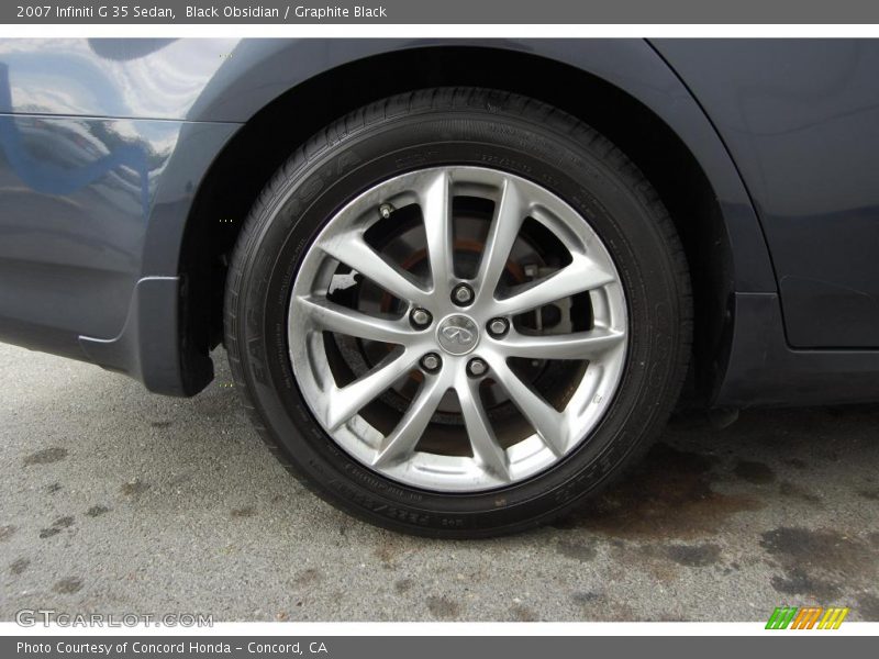 Black Obsidian / Graphite Black 2007 Infiniti G 35 Sedan
