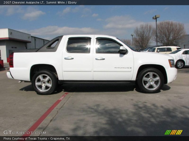 Summit White / Ebony 2007 Chevrolet Avalanche LT