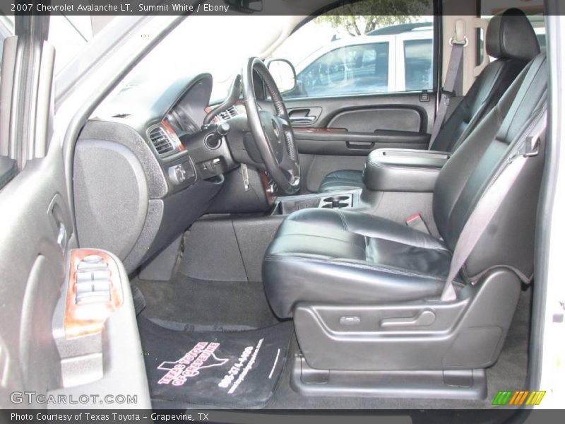 Summit White / Ebony 2007 Chevrolet Avalanche LT