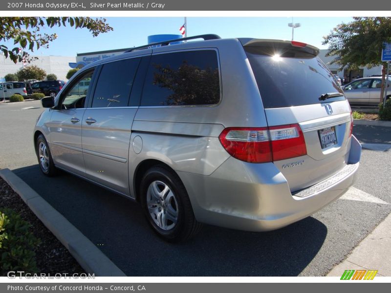 Silver Pearl Metallic / Gray 2007 Honda Odyssey EX-L
