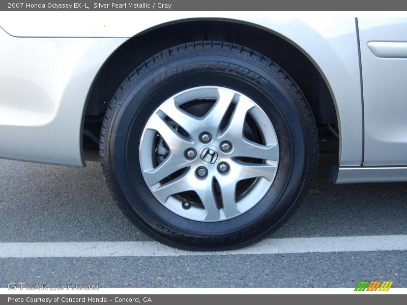 Silver Pearl Metallic / Gray 2007 Honda Odyssey EX-L