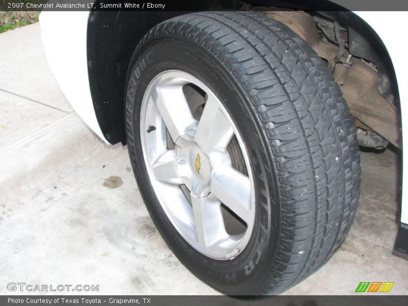 Summit White / Ebony 2007 Chevrolet Avalanche LT