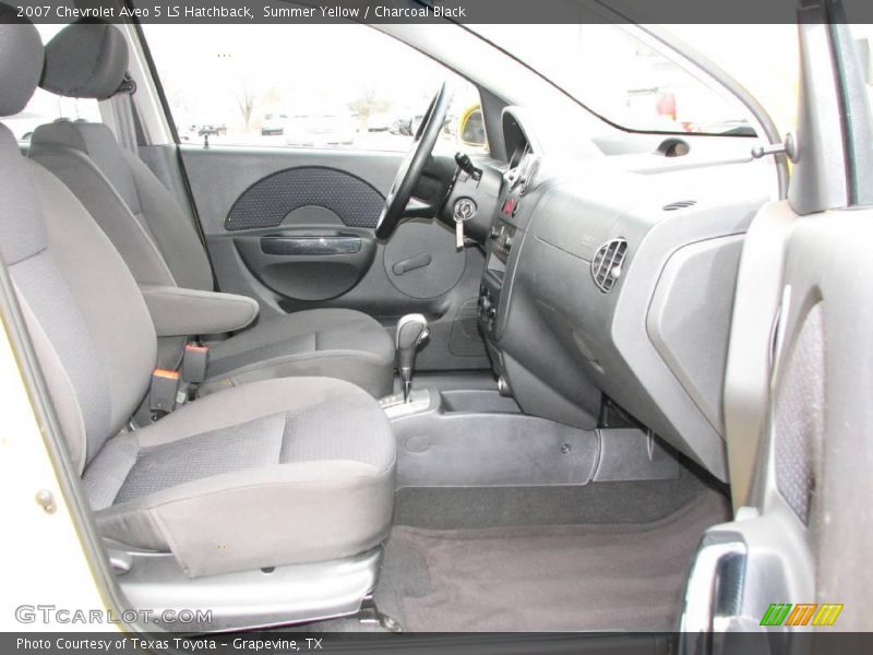 Summer Yellow / Charcoal Black 2007 Chevrolet Aveo 5 LS Hatchback
