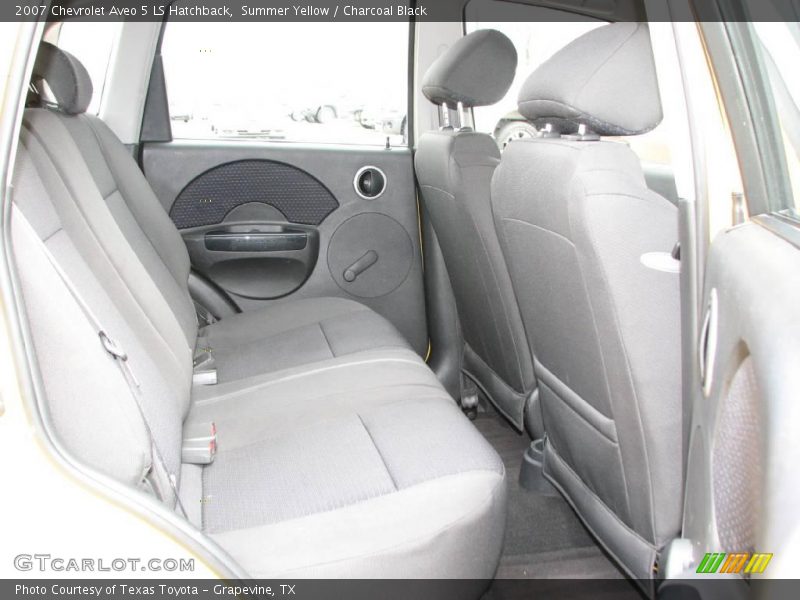 Summer Yellow / Charcoal Black 2007 Chevrolet Aveo 5 LS Hatchback