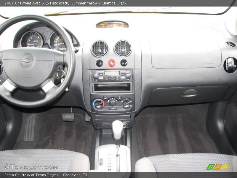 Summer Yellow / Charcoal Black 2007 Chevrolet Aveo 5 LS Hatchback