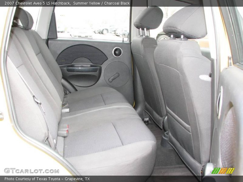 Summer Yellow / Charcoal Black 2007 Chevrolet Aveo 5 LS Hatchback