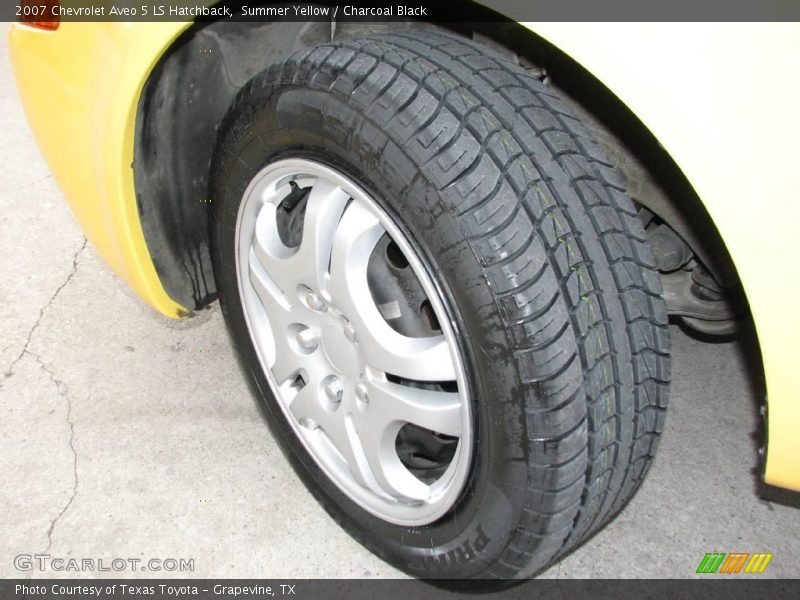 Summer Yellow / Charcoal Black 2007 Chevrolet Aveo 5 LS Hatchback