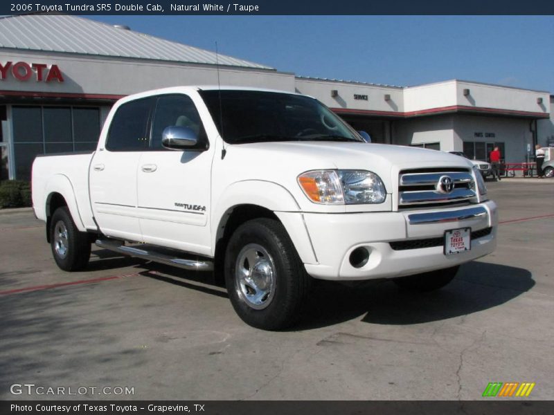 Natural White / Taupe 2006 Toyota Tundra SR5 Double Cab