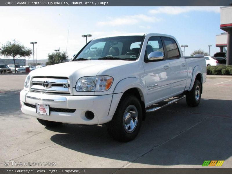 Natural White / Taupe 2006 Toyota Tundra SR5 Double Cab