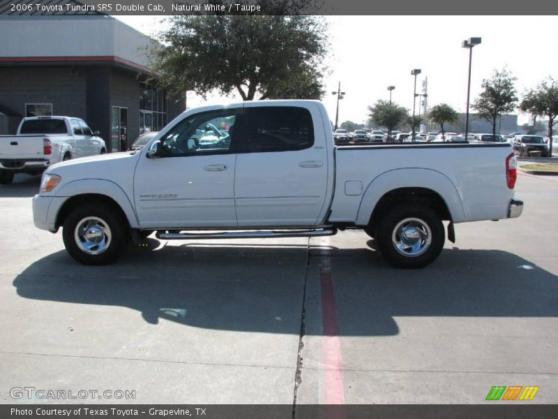 Natural White / Taupe 2006 Toyota Tundra SR5 Double Cab
