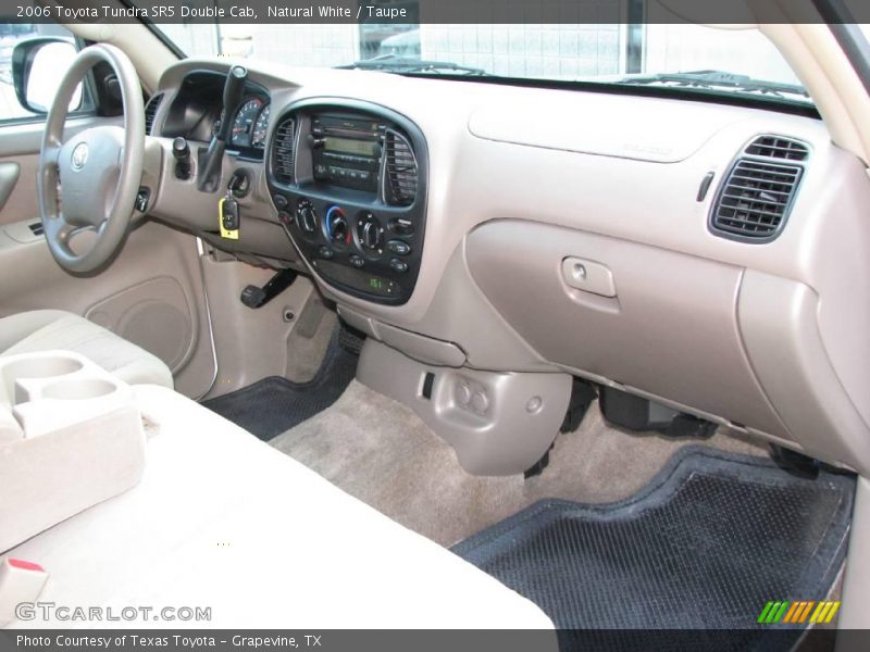 Natural White / Taupe 2006 Toyota Tundra SR5 Double Cab