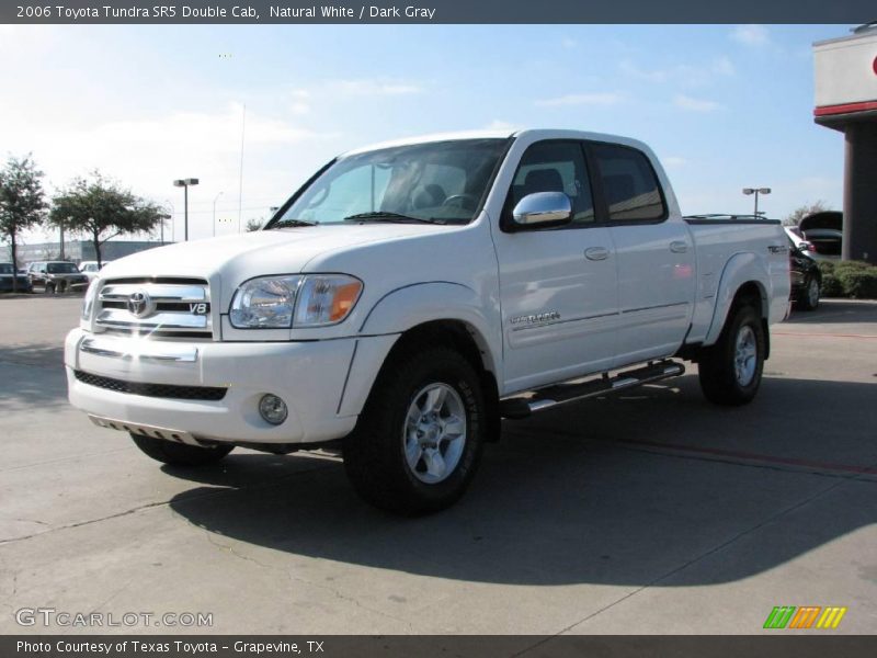 Natural White / Dark Gray 2006 Toyota Tundra SR5 Double Cab