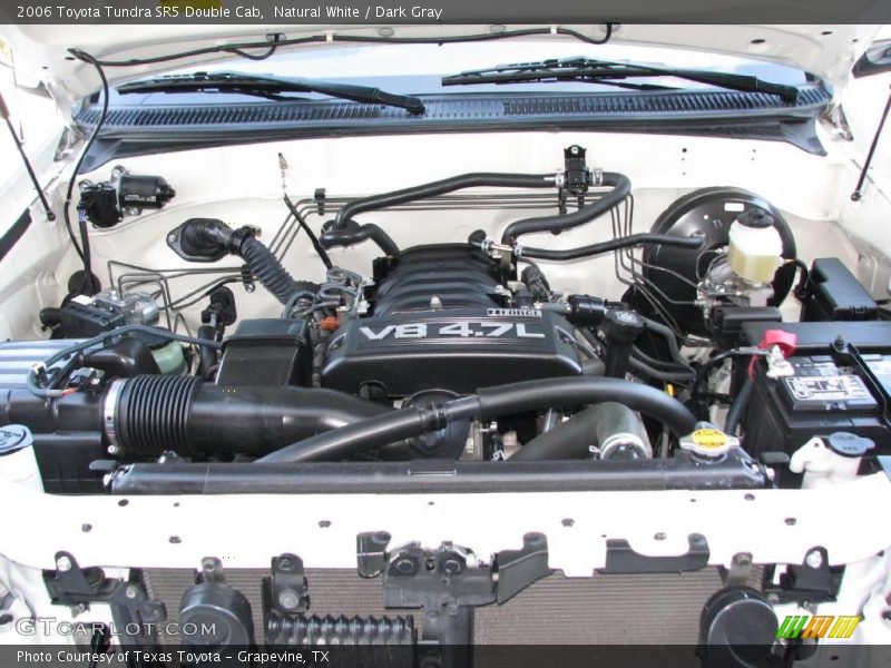 Natural White / Dark Gray 2006 Toyota Tundra SR5 Double Cab