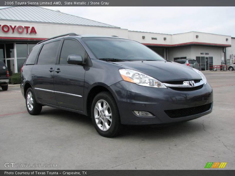 Slate Metallic / Stone Gray 2006 Toyota Sienna Limited AWD