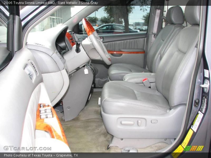 Slate Metallic / Stone Gray 2006 Toyota Sienna Limited AWD