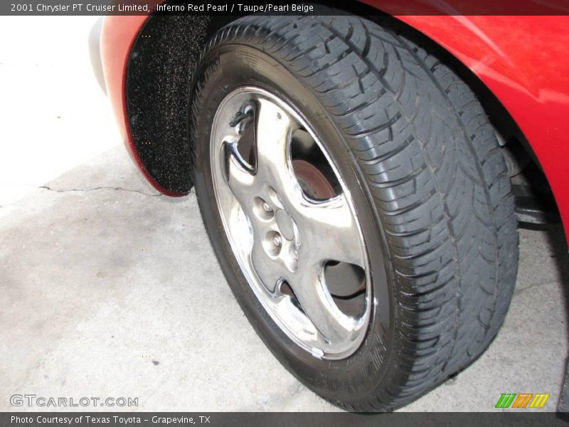 Inferno Red Pearl / Taupe/Pearl Beige 2001 Chrysler PT Cruiser Limited