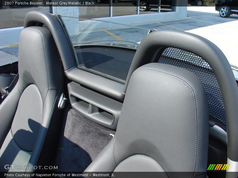 Meteor Grey Metallic / Black 2007 Porsche Boxster