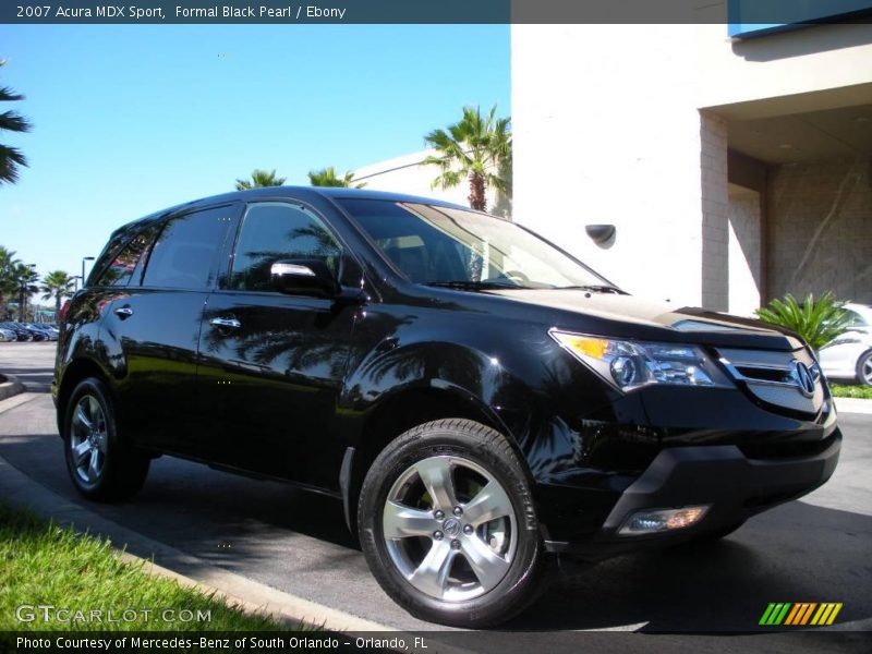 Formal Black Pearl / Ebony 2007 Acura MDX Sport