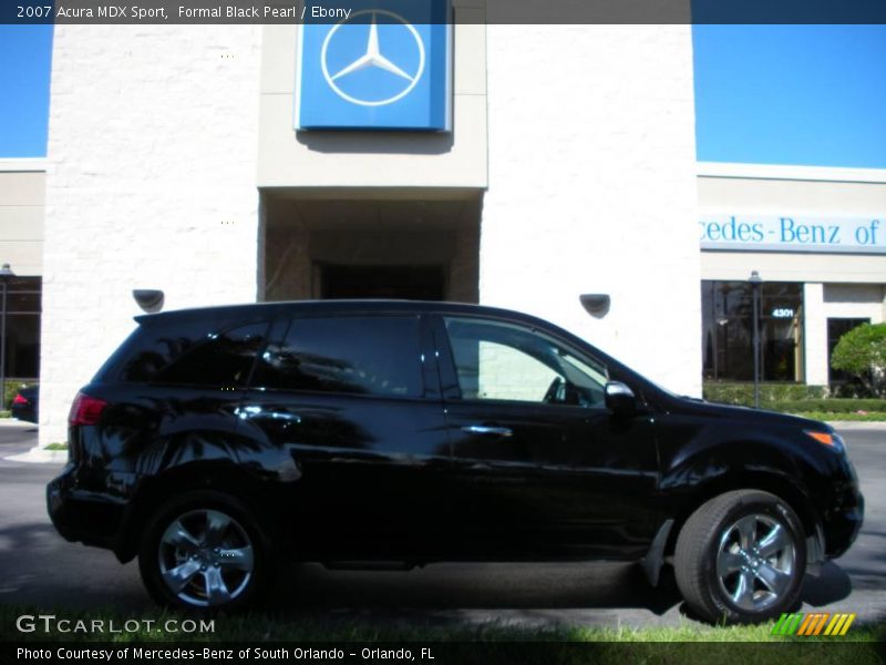 Formal Black Pearl / Ebony 2007 Acura MDX Sport