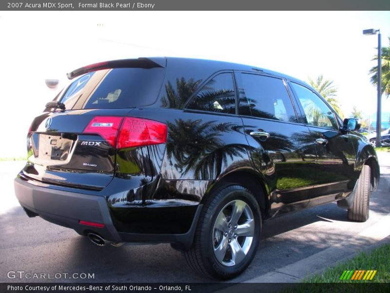 Formal Black Pearl / Ebony 2007 Acura MDX Sport