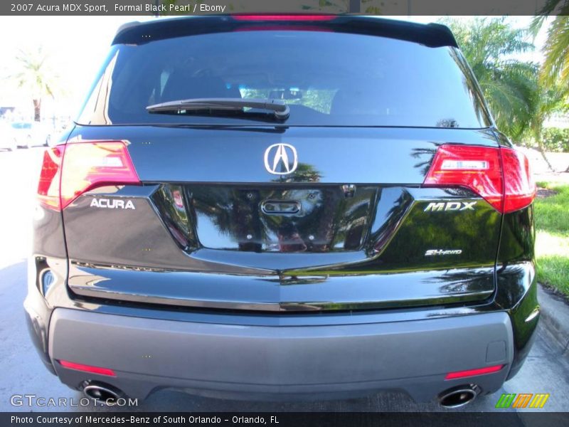Formal Black Pearl / Ebony 2007 Acura MDX Sport
