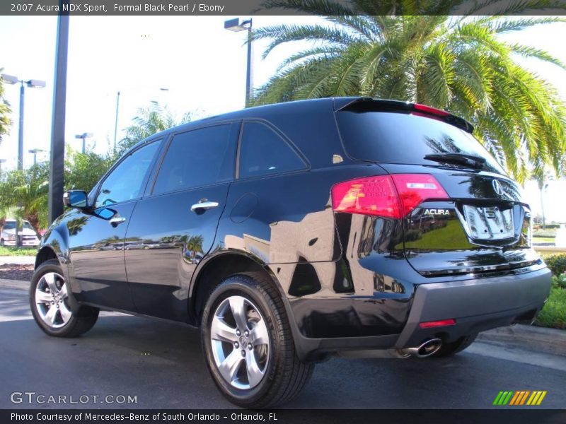 Formal Black Pearl / Ebony 2007 Acura MDX Sport