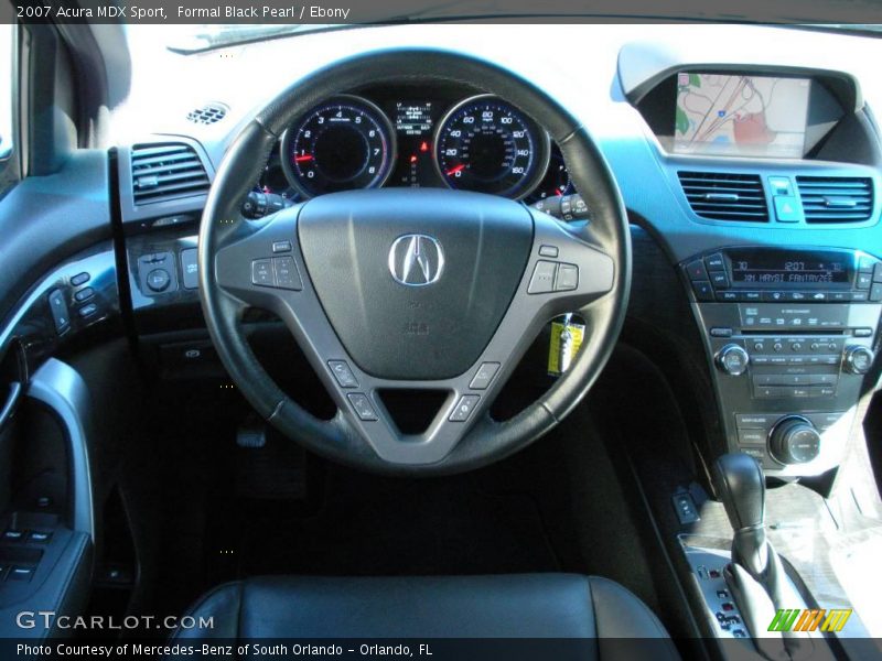 Formal Black Pearl / Ebony 2007 Acura MDX Sport