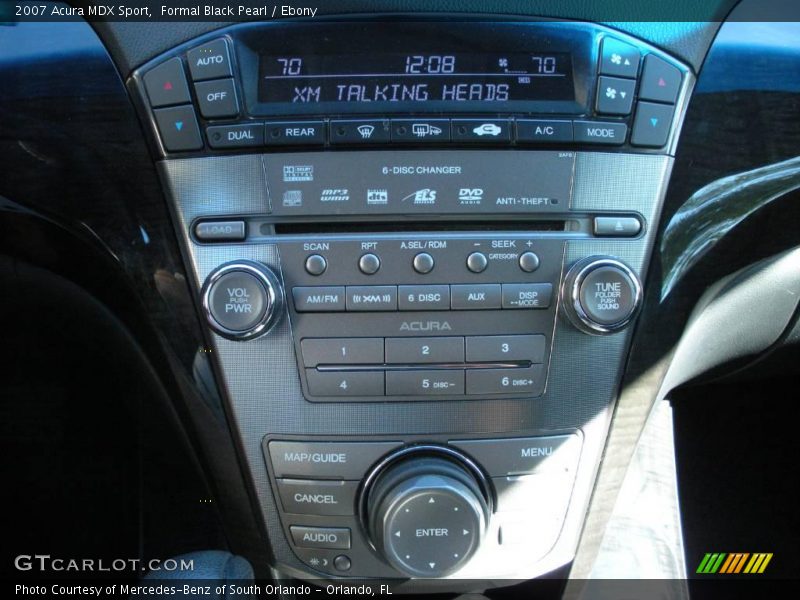 Formal Black Pearl / Ebony 2007 Acura MDX Sport