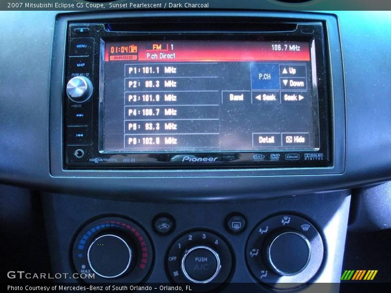 Sunset Pearlescent / Dark Charcoal 2007 Mitsubishi Eclipse GS Coupe