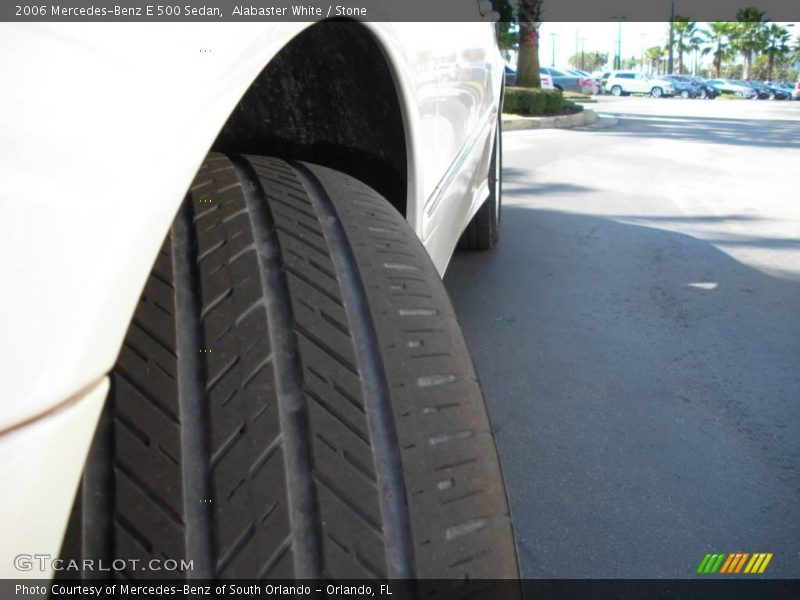 Alabaster White / Stone 2006 Mercedes-Benz E 500 Sedan