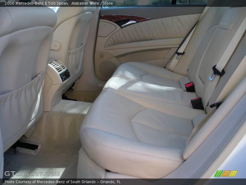 Alabaster White / Stone 2006 Mercedes-Benz E 500 Sedan