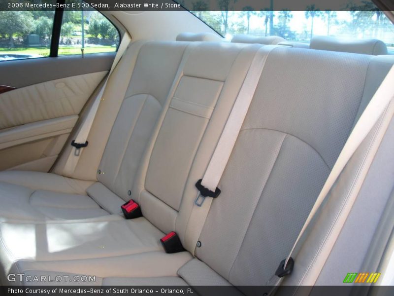 Alabaster White / Stone 2006 Mercedes-Benz E 500 Sedan