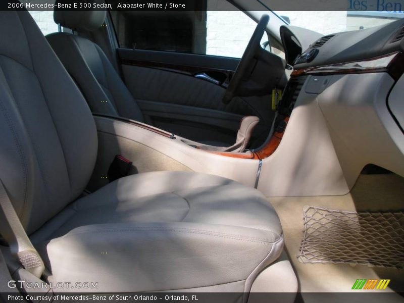 Alabaster White / Stone 2006 Mercedes-Benz E 500 Sedan