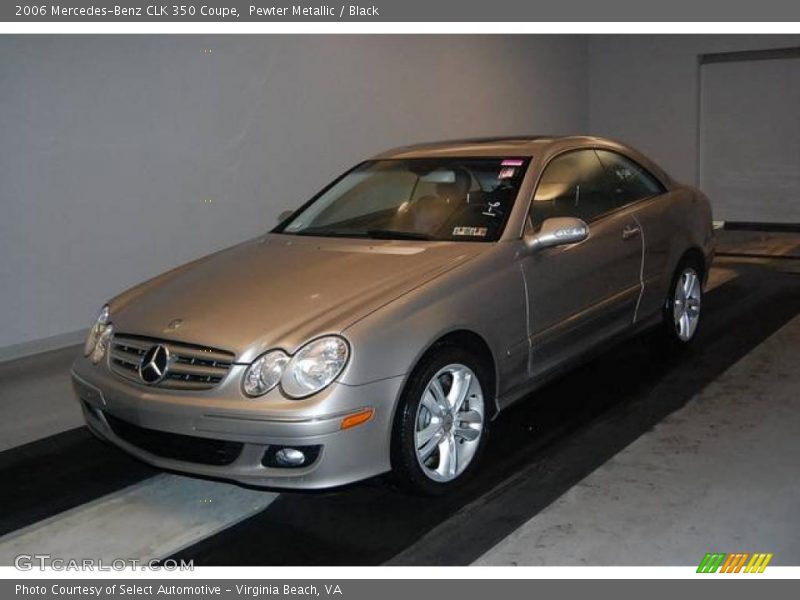 Pewter Metallic / Black 2006 Mercedes-Benz CLK 350 Coupe