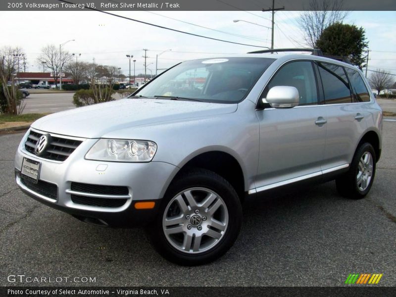 Reflex Silver Metallic / Teak 2005 Volkswagen Touareg V8