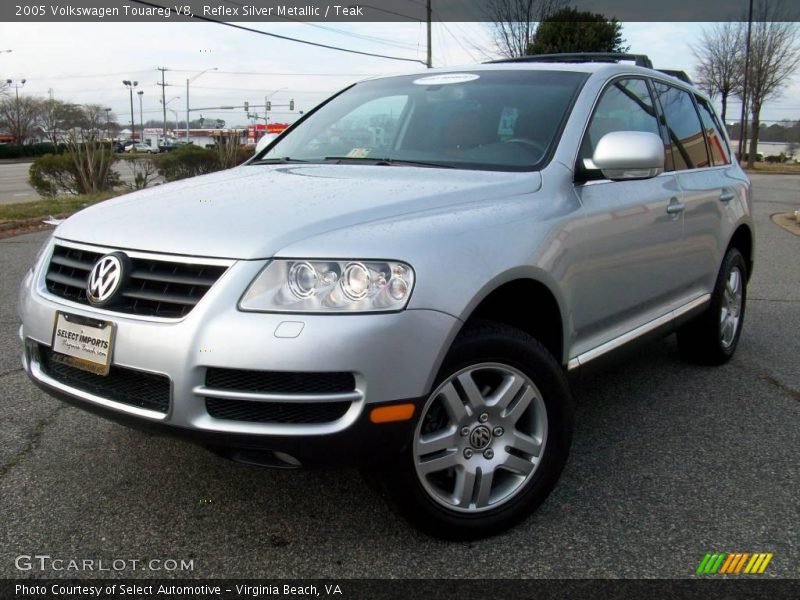 Reflex Silver Metallic / Teak 2005 Volkswagen Touareg V8