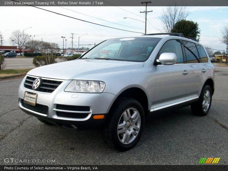 Reflex Silver Metallic / Teak 2005 Volkswagen Touareg V8