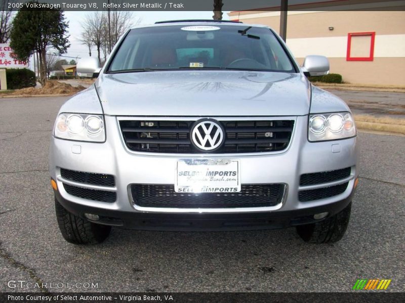 Reflex Silver Metallic / Teak 2005 Volkswagen Touareg V8