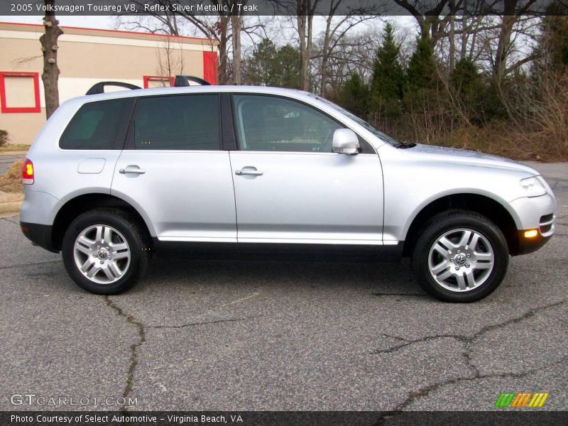 Reflex Silver Metallic / Teak 2005 Volkswagen Touareg V8