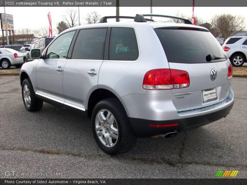 Reflex Silver Metallic / Teak 2005 Volkswagen Touareg V8