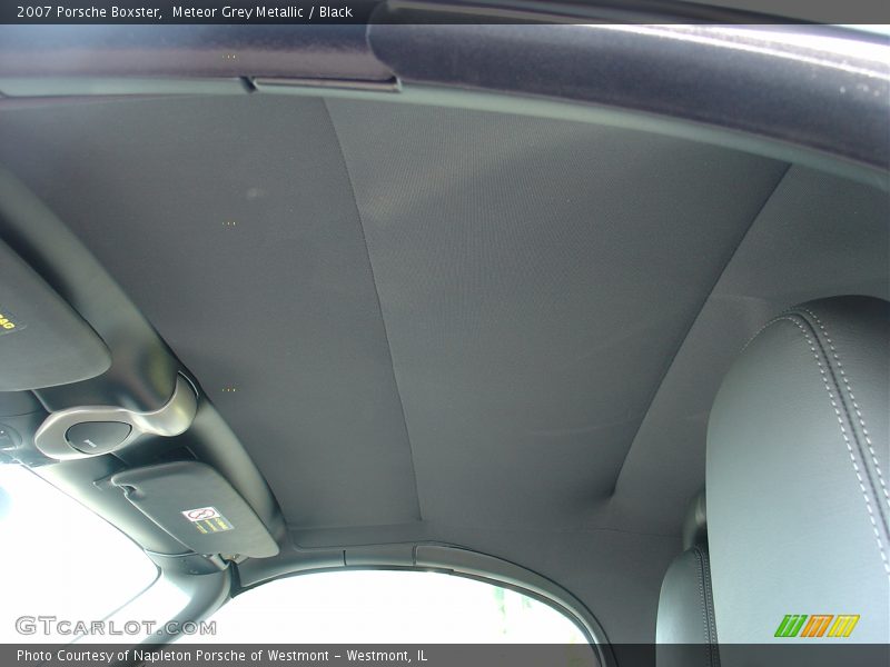 Meteor Grey Metallic / Black 2007 Porsche Boxster