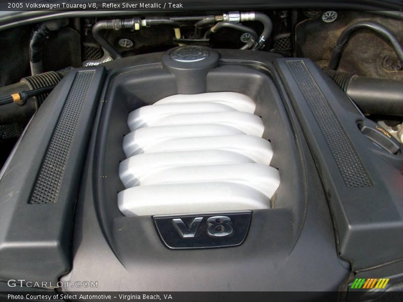 Reflex Silver Metallic / Teak 2005 Volkswagen Touareg V8