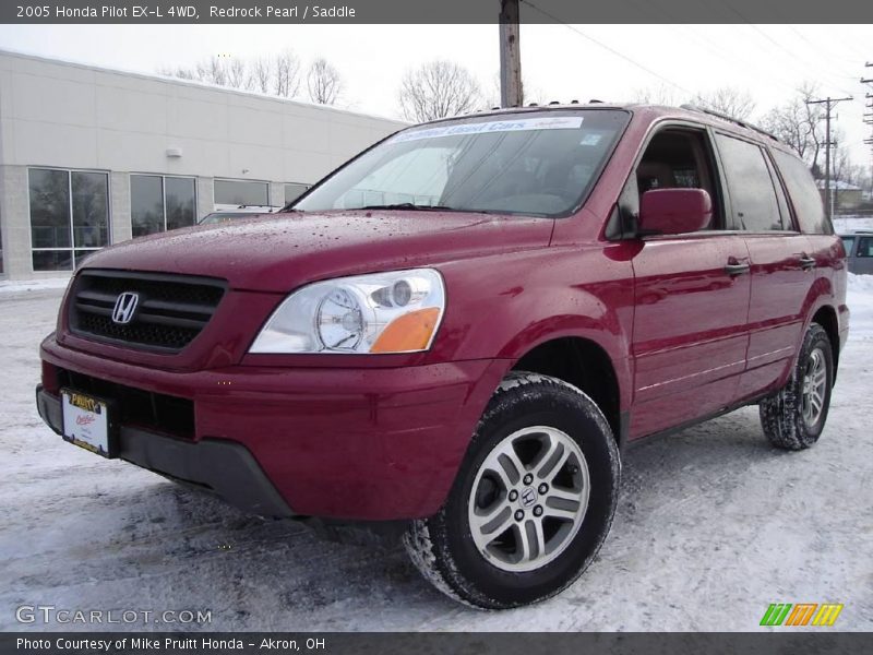 Redrock Pearl / Saddle 2005 Honda Pilot EX-L 4WD